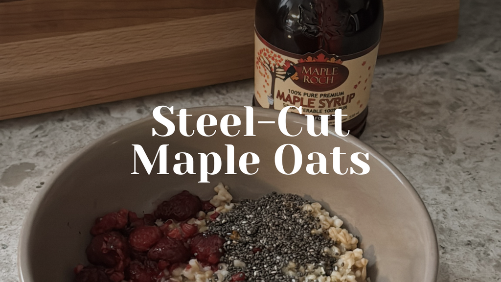 Fool-Proof Instant Pot Steel Cut Maple Oats